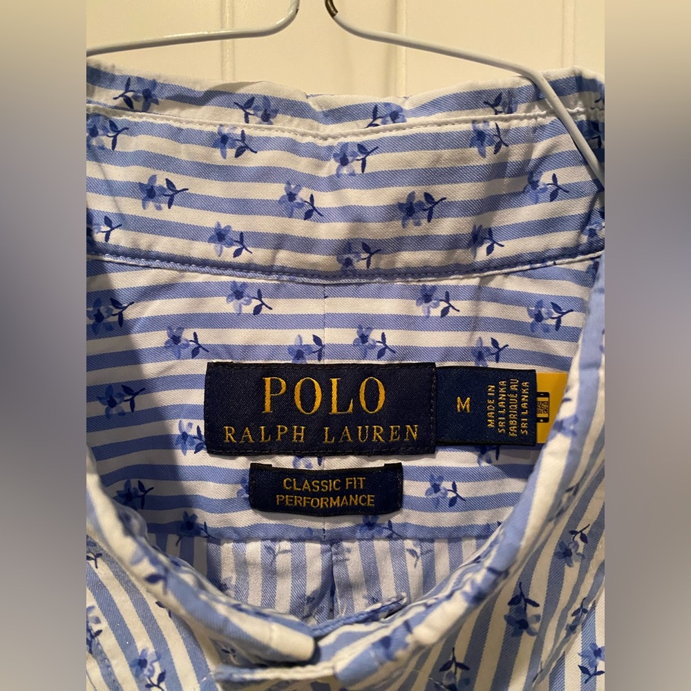 Ralph Lauren Polo Button Down Short Sleeve Mens Medium